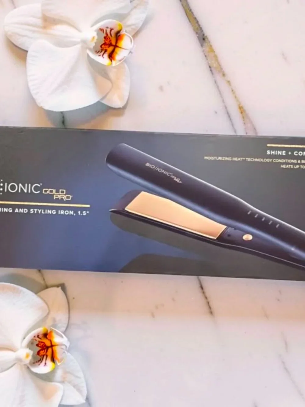 Bio Ionic Gold Pro Smoothing & Styling Iron 1.5